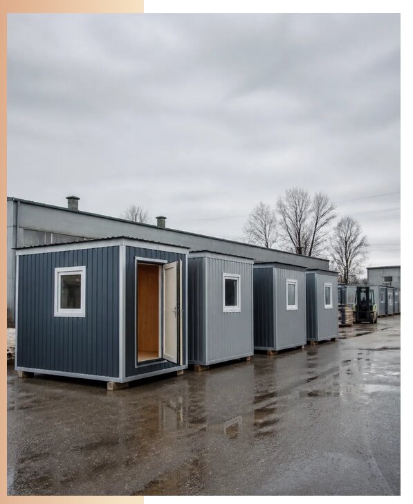 Готовые бытовки в Гукове — изготовление и доставка под ключ