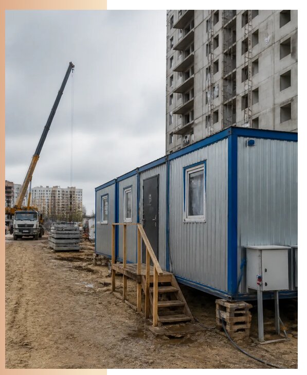 Аренда строительных вагончиков для рабочих в Гукове